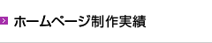 ホームページ制作実績