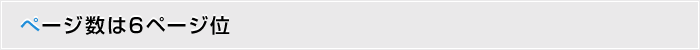 ページ数は6ページ位